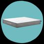 Vista lateral do Cocoon By Sealy Lily Memory Form Mattress
