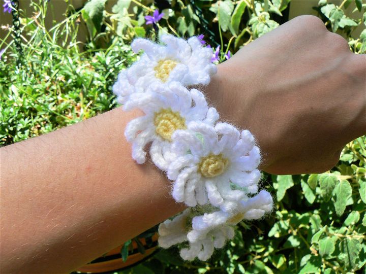 Daisy Free Crochet Knitting 25 Padrões (Padrão de Flor Branca)