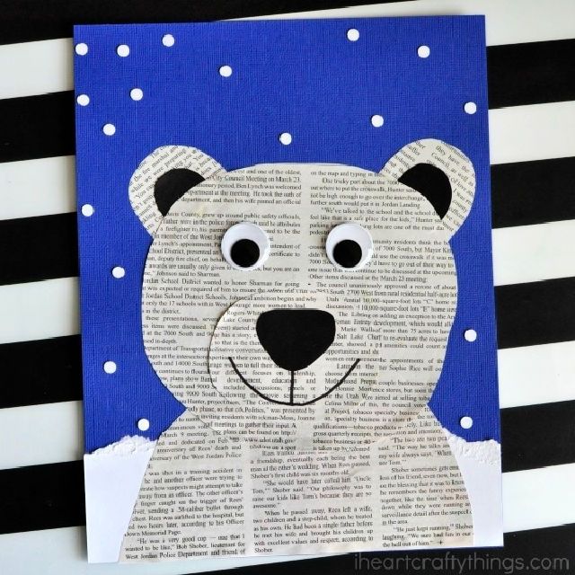 Como fazer um jornal de urso polar