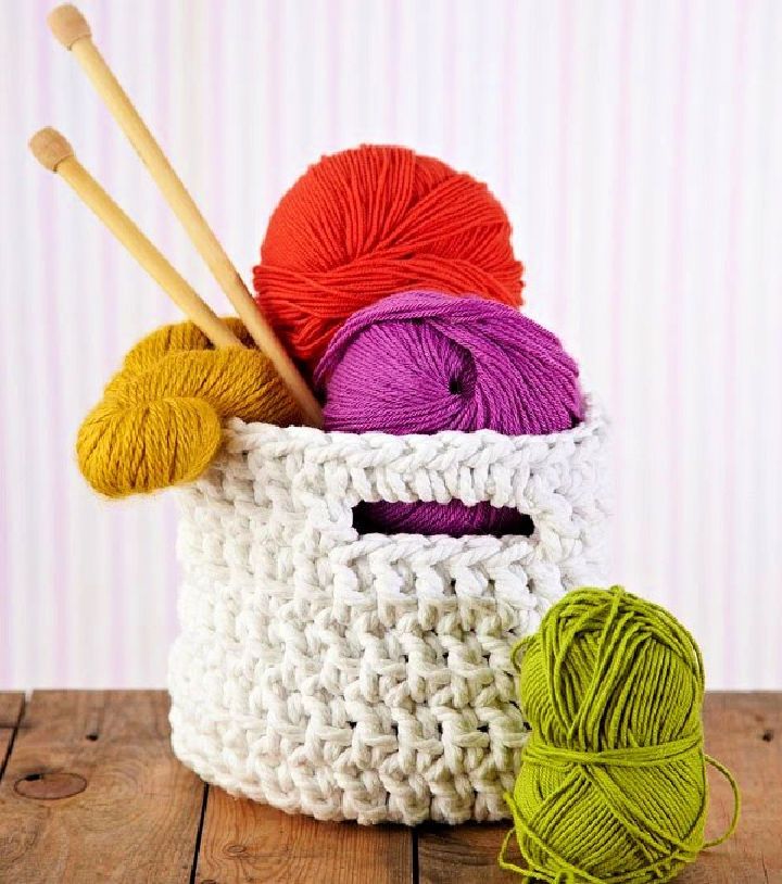 Como tricotar um padrão livre de cesta