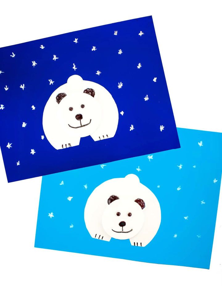 fazer papel de urso polar