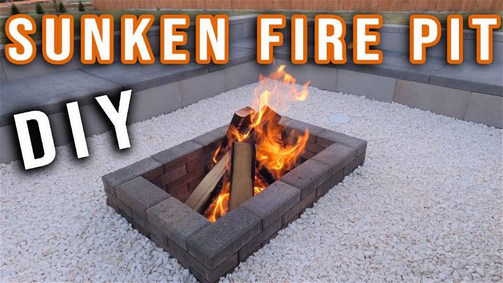 Como fazer uma fogueira de tijolos usando círculos